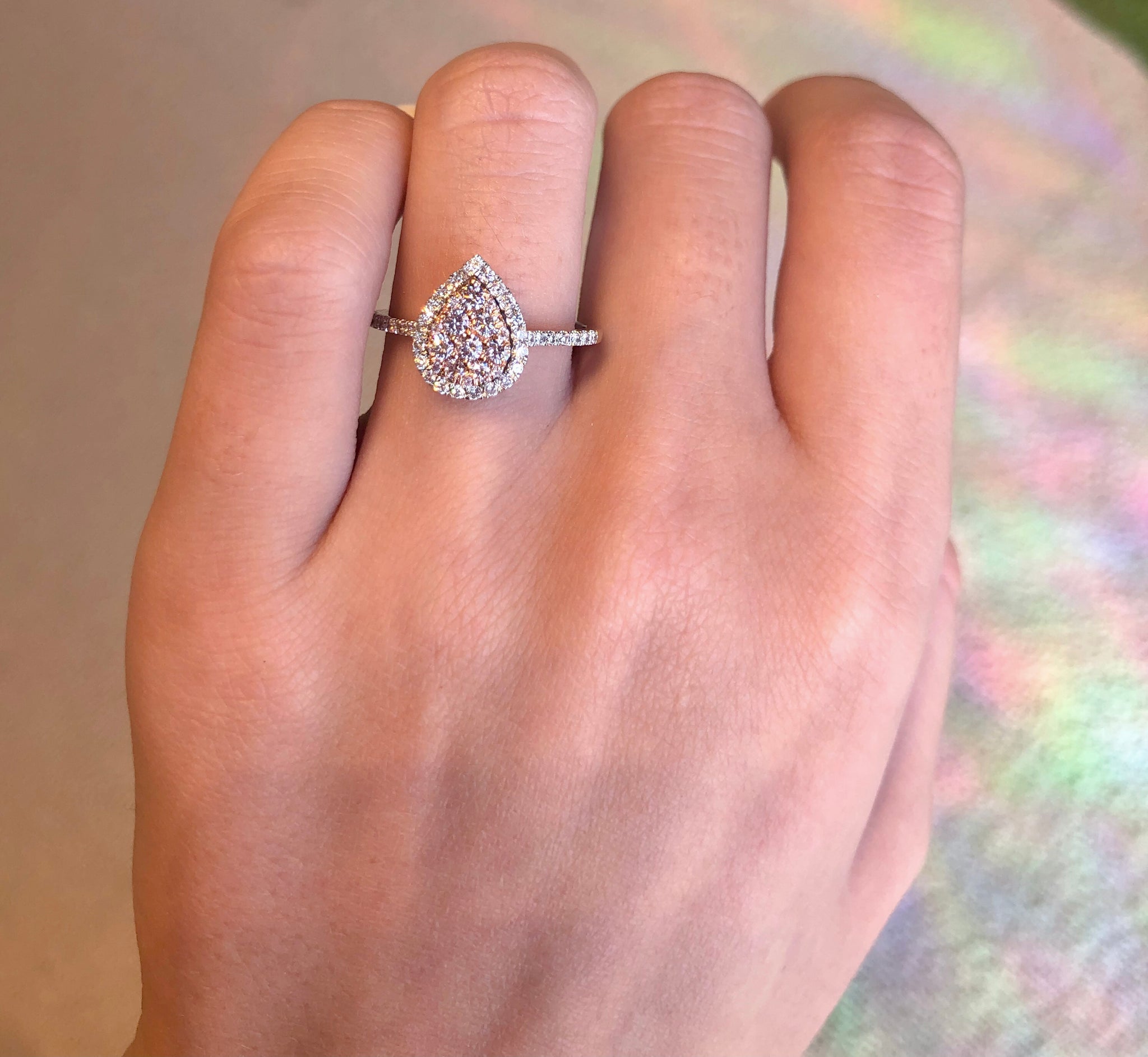 Pink Pear Shaped Engagement Rings 2024 | www.wailukucam.com